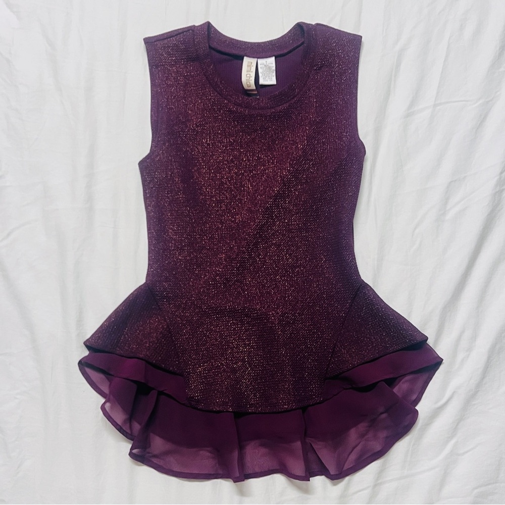 Mimi Chica Sparkling Purple Womens Dress